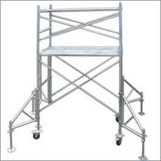 170型移动脚手架高清图片展示——阜城光明建筑机械厂专业建筑设备租赁服务